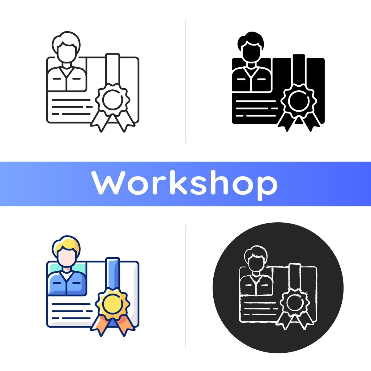 Learning icons bundle