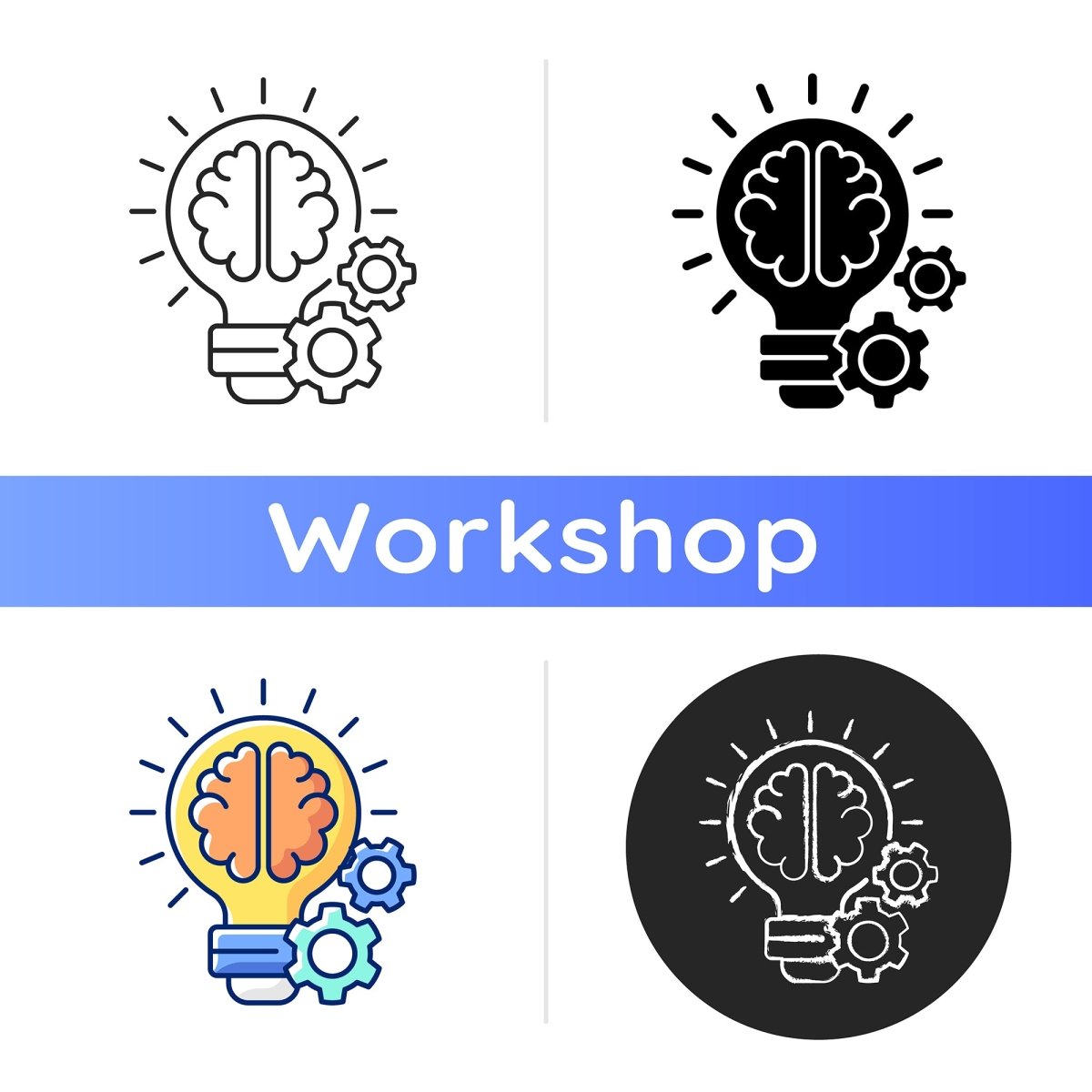 Learning icons bundle