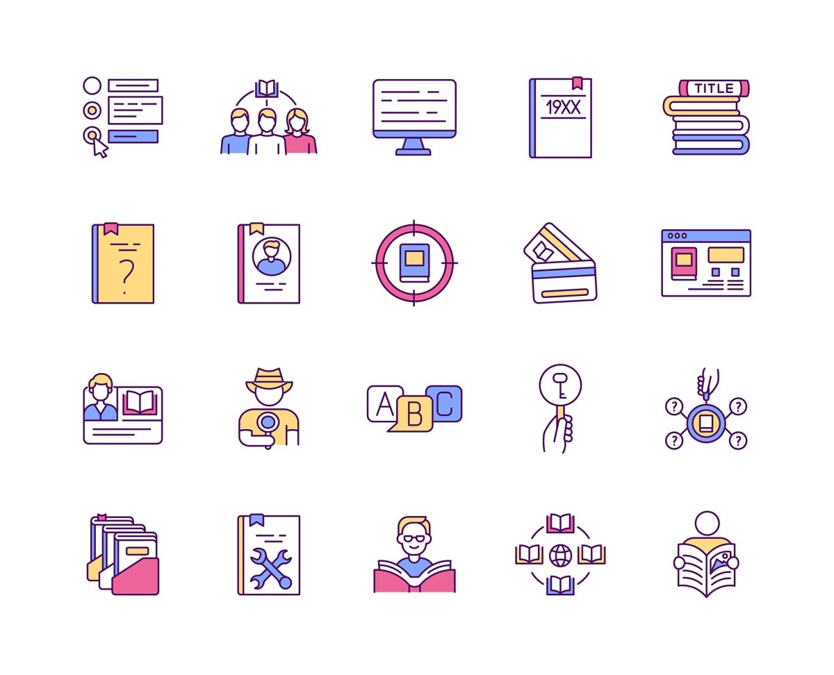 Learning icons bundle