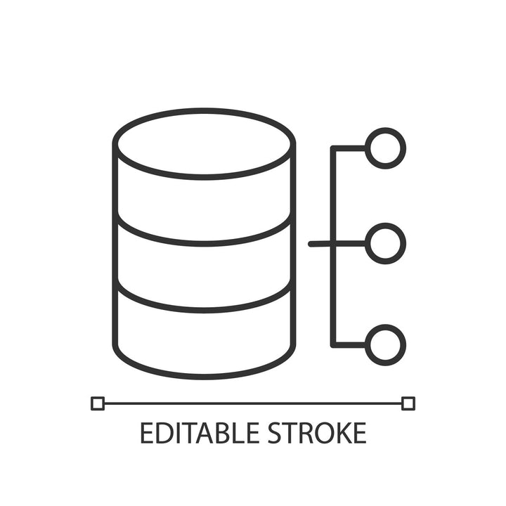 Learning modern professions linear icons set