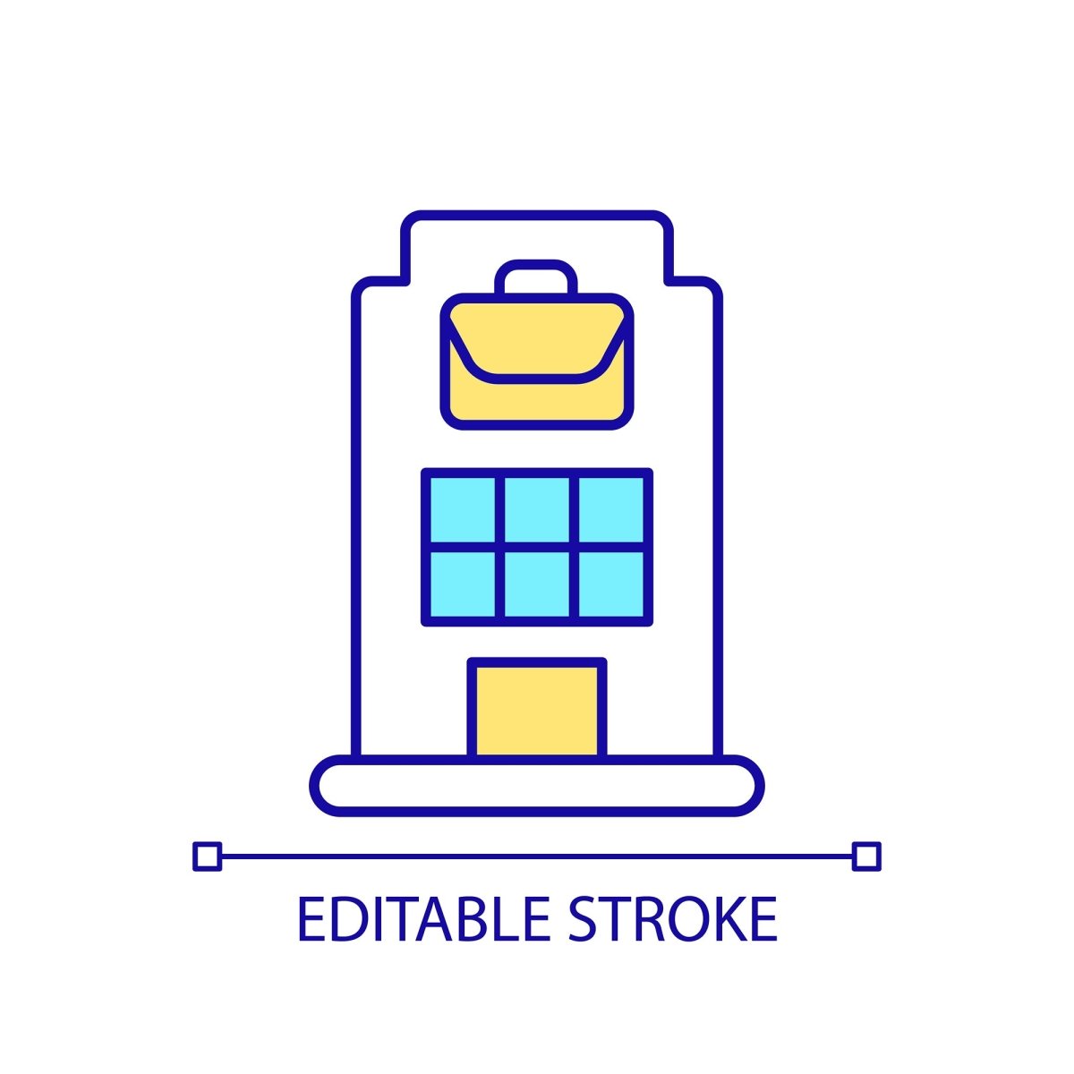 Learning modern professions RGB color icons set