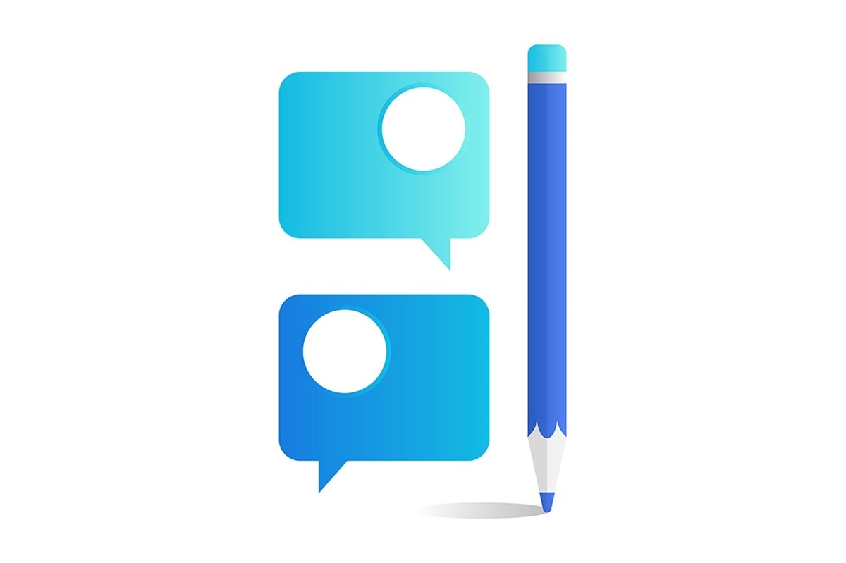 Learning skills blue infographic template set