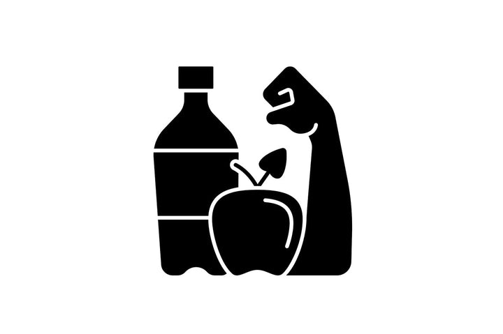 Lifestyle trends black glyph icons set on white space