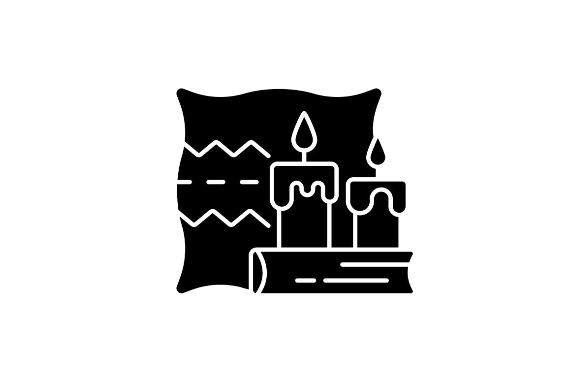 Lifestyle trends black glyph icons set on white space