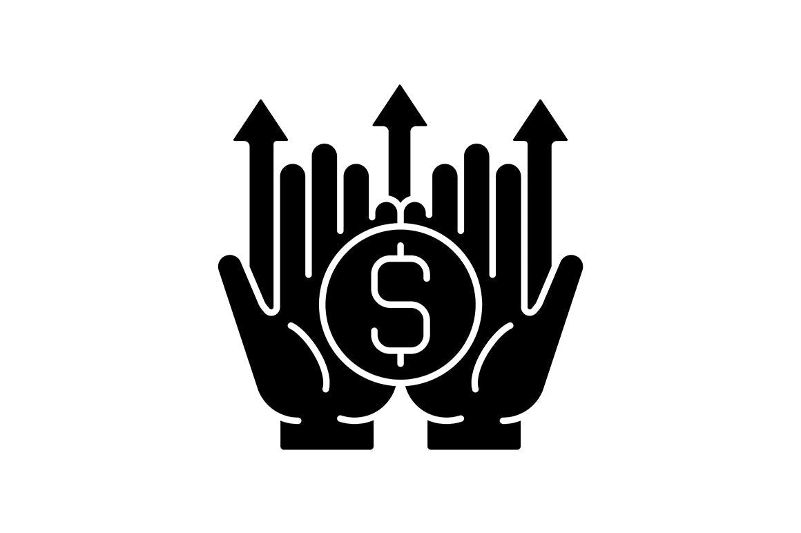 Lifestyle trends black glyph icons set on white space
