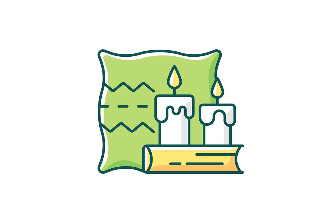 Lifestyle trends RGB color icons set