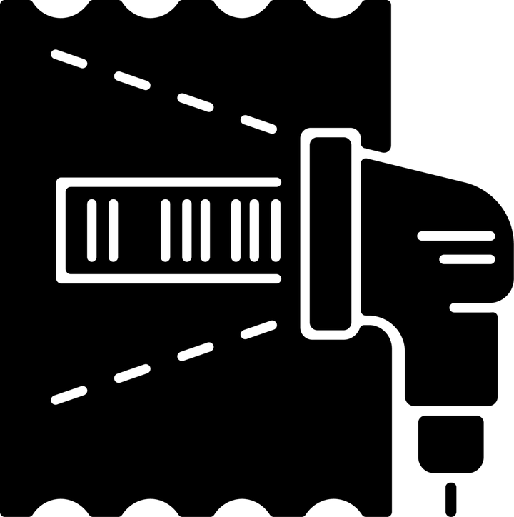 Lottery types black glyph icons set on white space