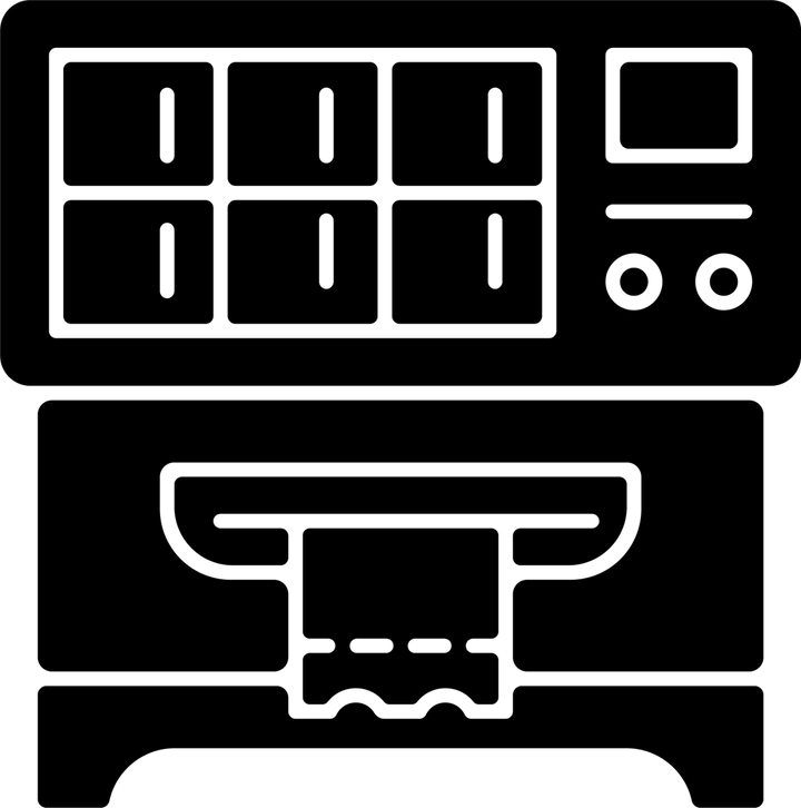 Lottery types black glyph icons set on white space