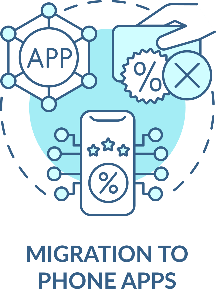 Loyalty Program Blue Icons Bundle