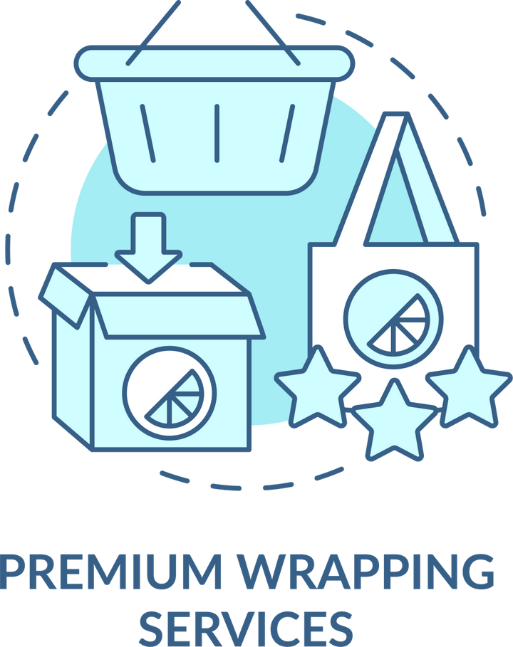 Loyalty Program Blue Icons Bundle