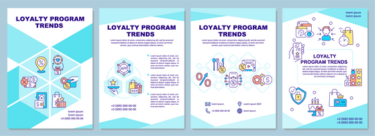 Loyalty Program Trends Brochures Bundle