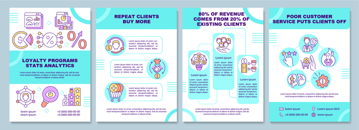 Loyalty Program Trends Brochures Bundle