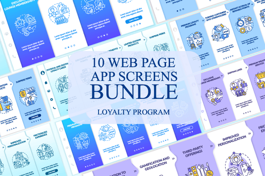 Loyalty Programs Web Pages Bundle