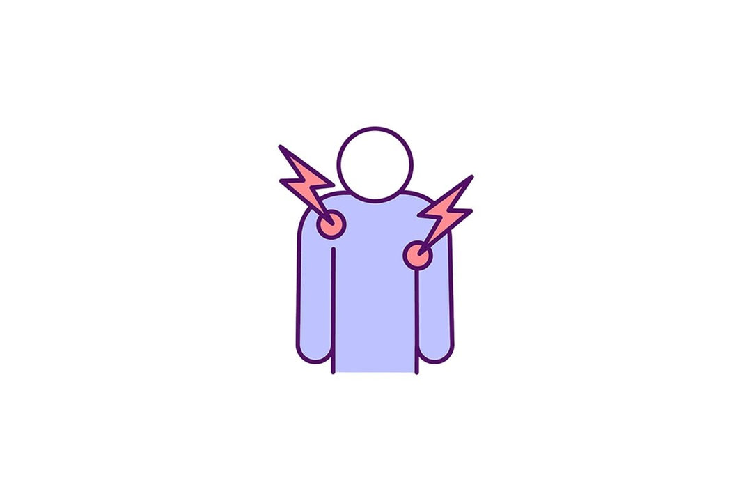 Lung infection symptoms RGB color icons set