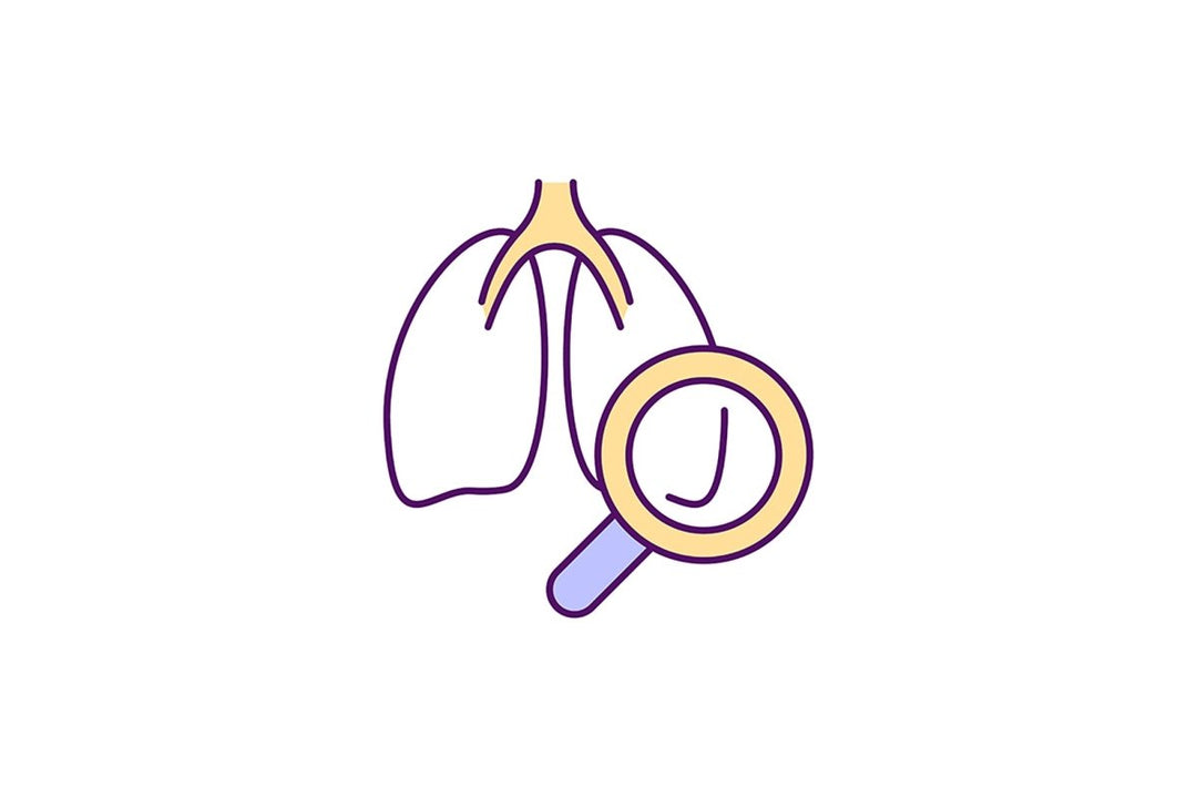 Lung infection symptoms RGB color icons set