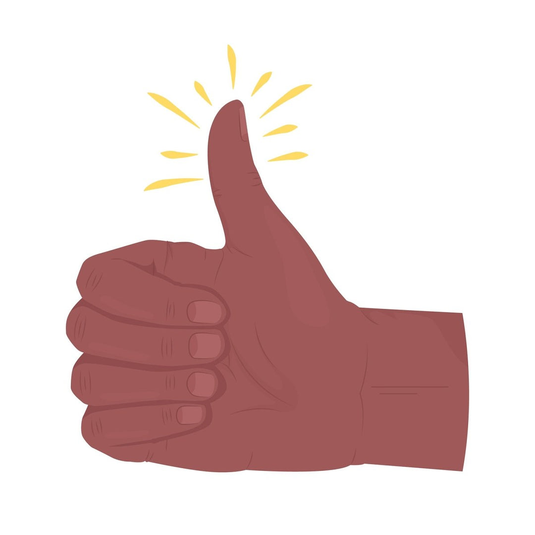 Manual explanation semi flat color vector hand gesture set