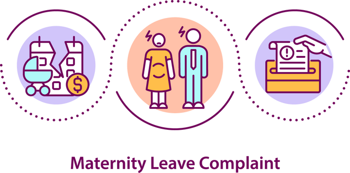 Maternity Leave Duration Icons Bundle