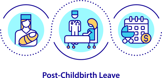 Maternity Leave Duration Icons Bundle