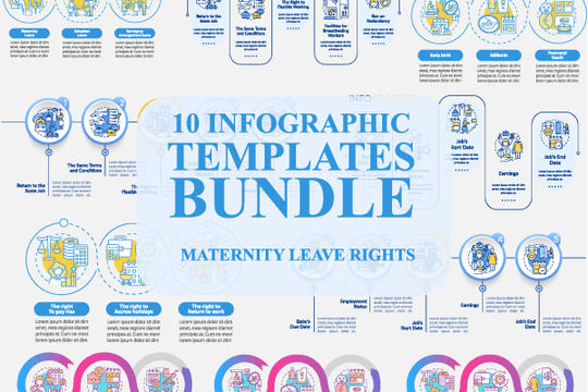 Maternity Leave Infographic Bundle
