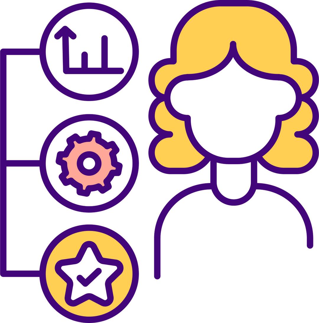 Maternity leave related RGB color icons set