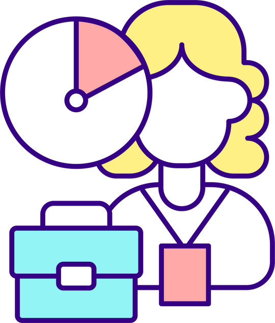 Maternity leave related RGB color icons set
