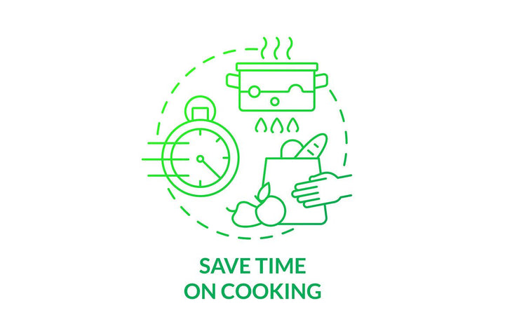 Meal plan related concept icons bundle