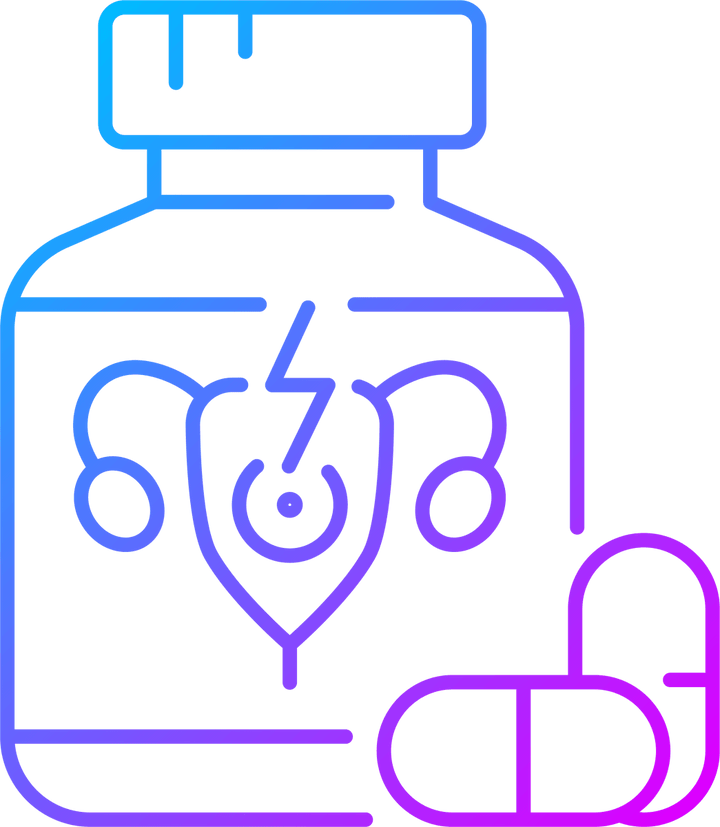 Medical Treatment Gradient Icons Bundle