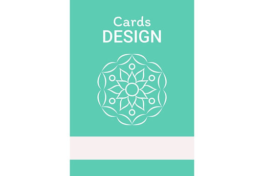 Meditation vector card design template set