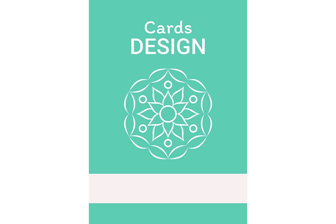 Meditation vector card design template set