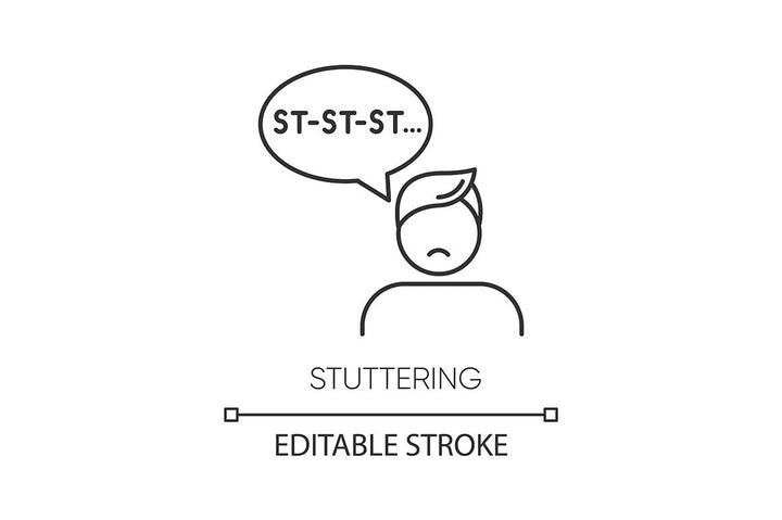 Mental disorder linear icons set
