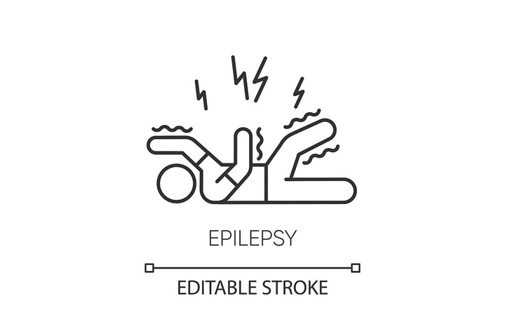 Mental disorder linear icons set