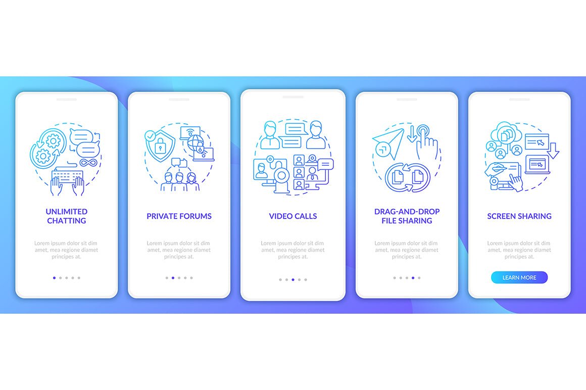 Message Software App Page Bundle