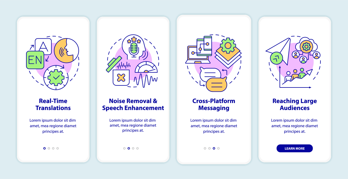 Message Software App Screen Bundle