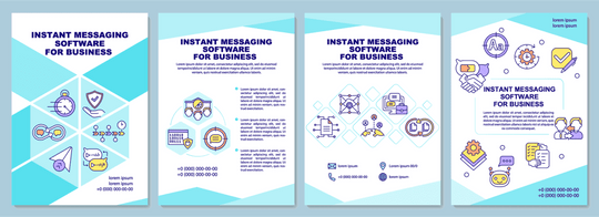 Messaging Software Brochures Bundle