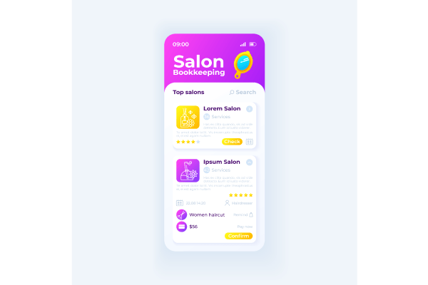 Mobile App Page Design Layout Bundle