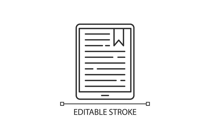 Mobile devices pixel perfect linear icons set