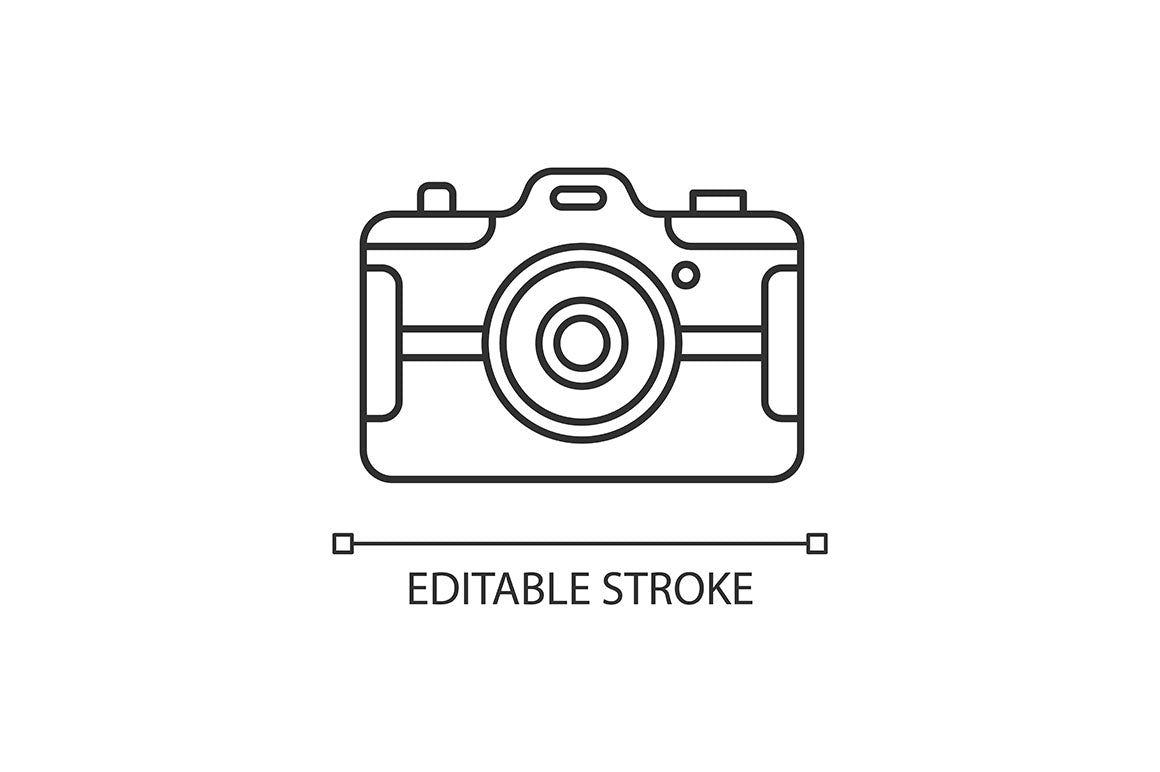 Mobile devices pixel perfect linear icons set