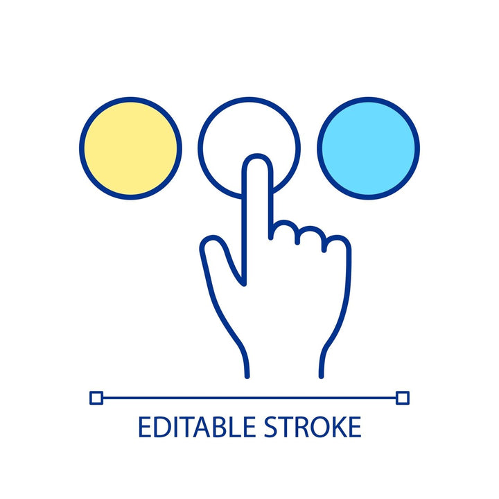 Mobility services RGB color icons set