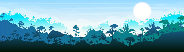 Mountains and jungles landscape bundle