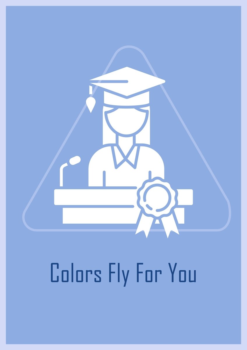 National students day greeting cards with glyph icon element set