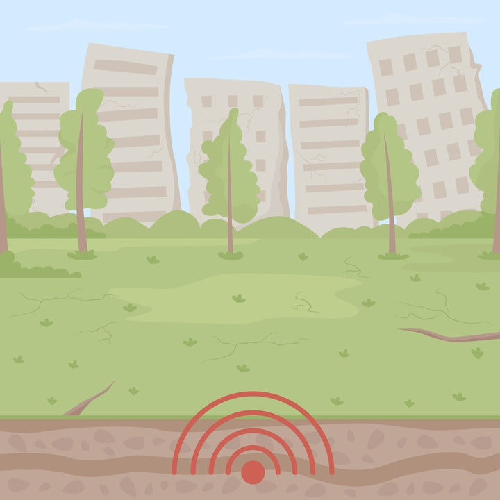 National urban parks flat color vector illustrations set