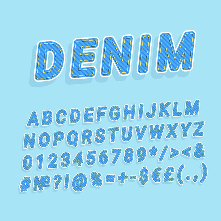 Neon light fonts bundle
