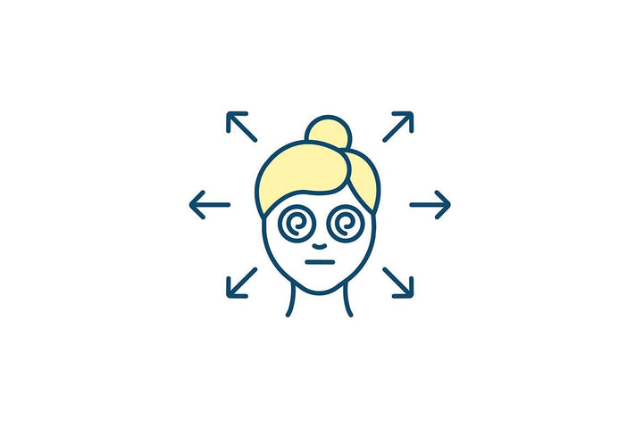 Neurodevelopmental disorder RGB color icons set