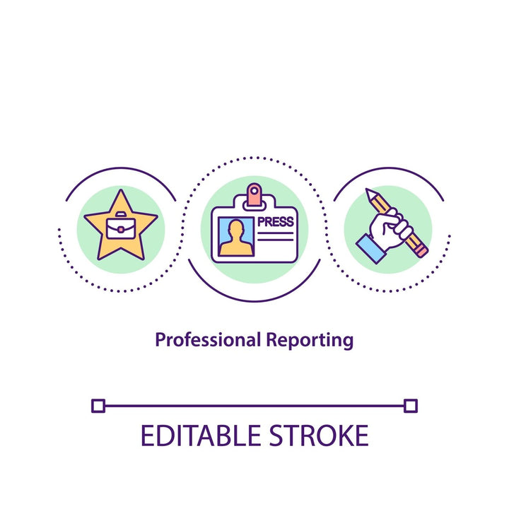 New media concept icons bundle