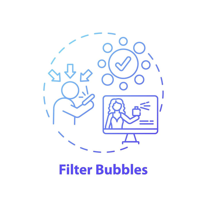New media concept icons bundle