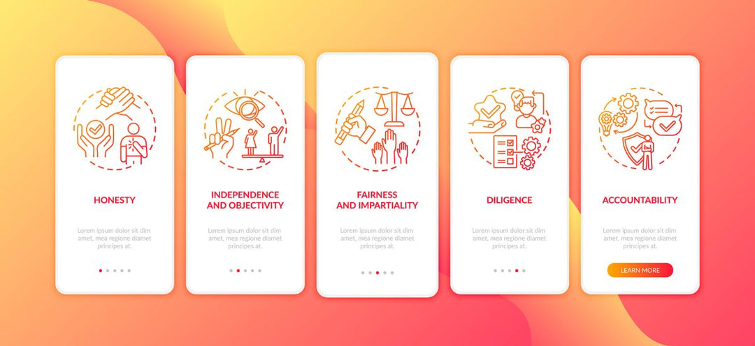 New media examples onboarding mobile app page screen bundle