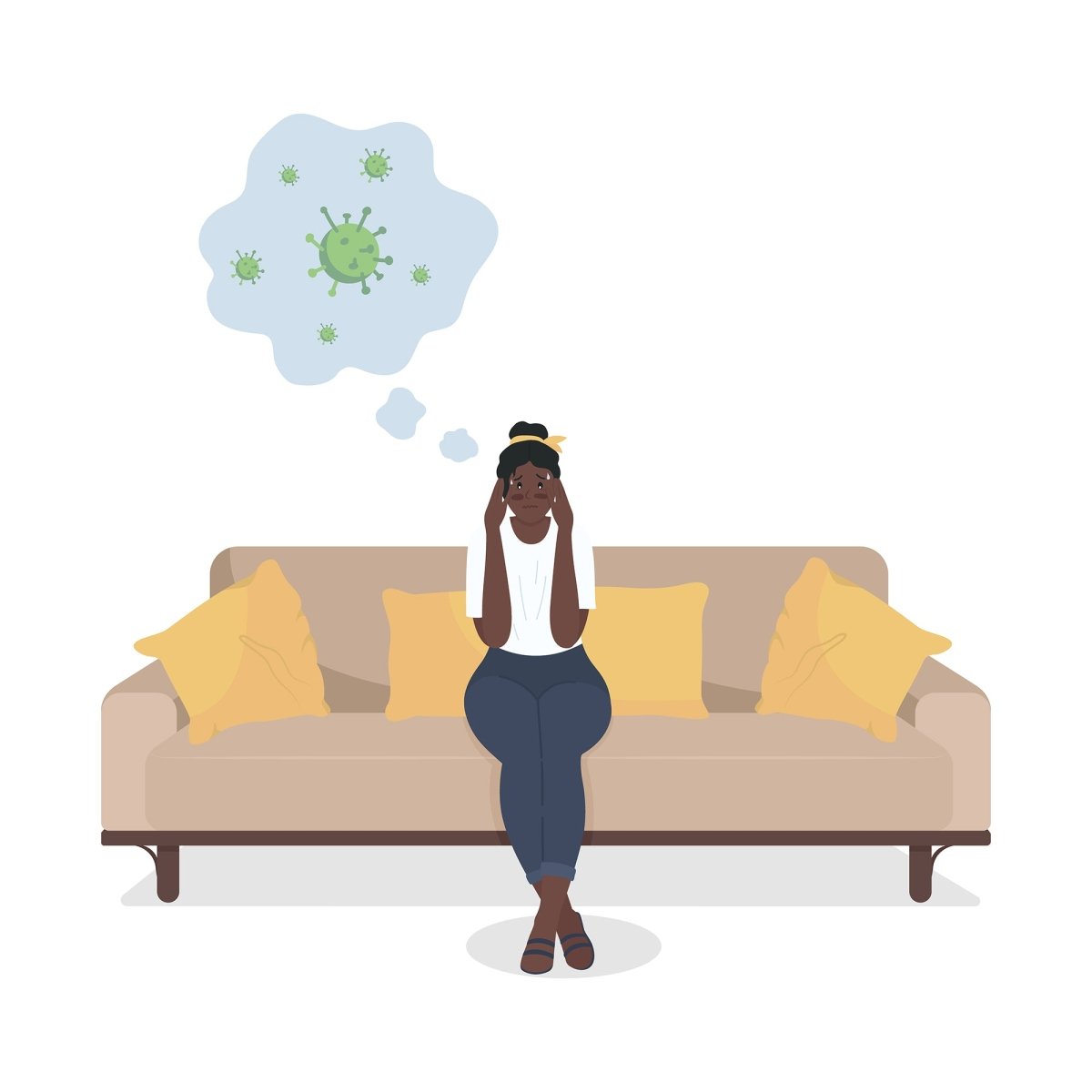 New reality flat color vector faceless character set