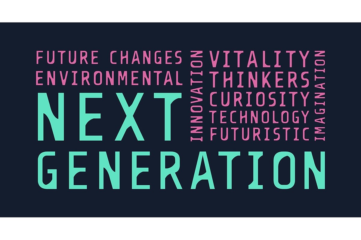 Next generation word collage and poster set