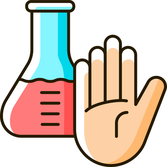 No animal testing RGB color icons set