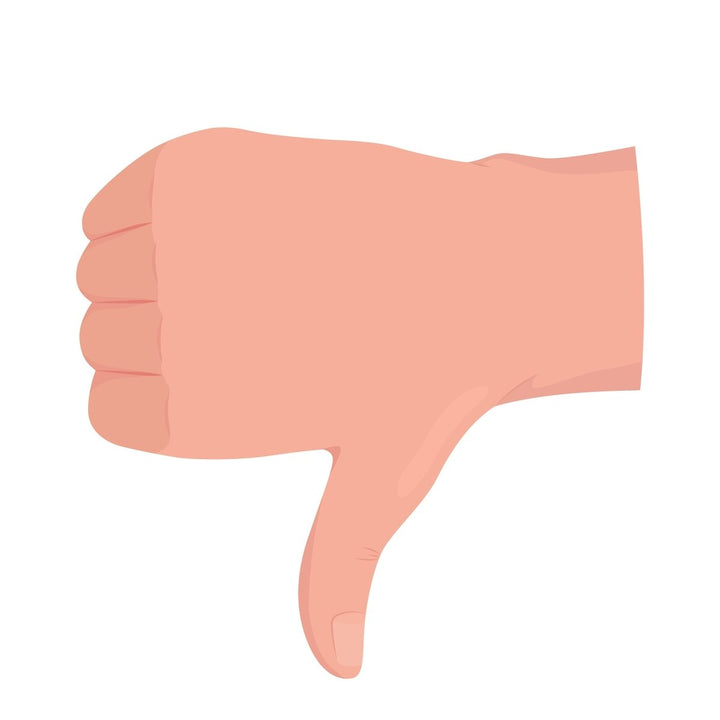Non verbal communication semi flat color vector hand gesture set